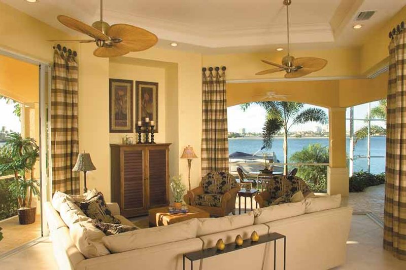 Dream House Plan - Interior - Family Room for Mediterranean House Plan #930-321 - 4 bed, 3.5 bath
