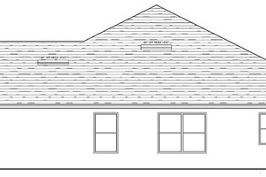Exterior - Other Elevation for Traditional House Plan #1058-120 - 4 bed, 2 bath