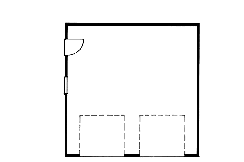 House Plan Design - Floor Plan - Main Floor for Ranch House Plan #47-1061, 0 bath