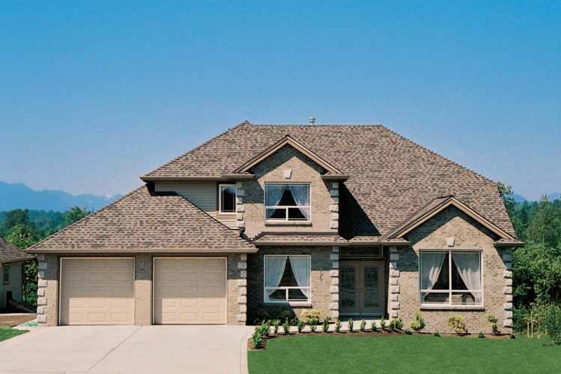 Dream House Plan - Traditional Exterior - Front Elevation Plan #47-855