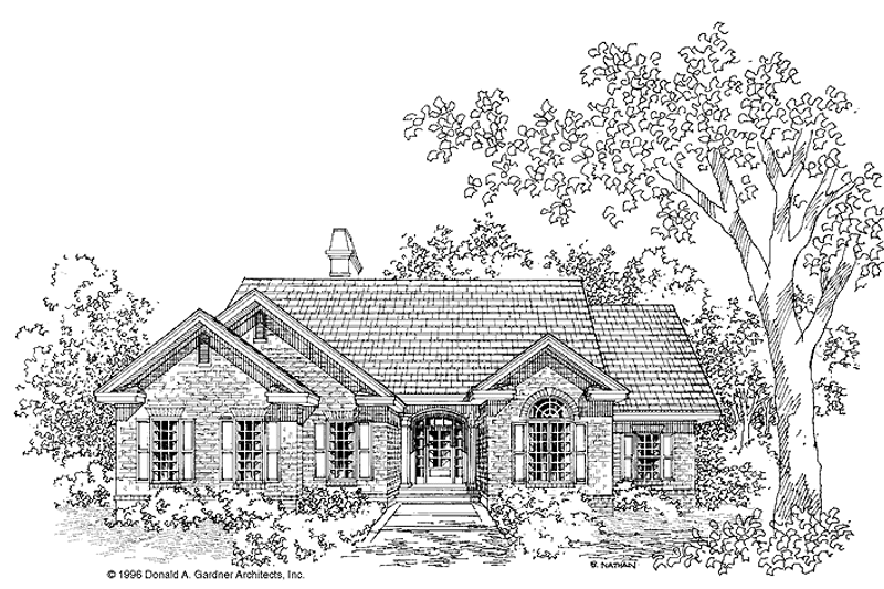 House Plan Design - Ranch Exterior - Front Elevation Plan #929-277