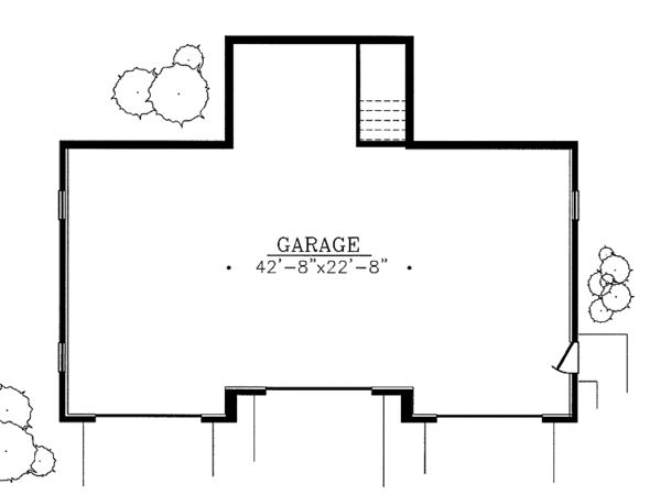Home Plan - Bungalow Floor Plan - Main Floor Plan #72-1145