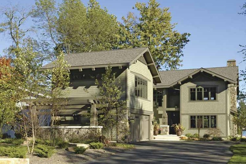 Architectural House Design - Craftsman Exterior - Front Elevation Plan #928-15