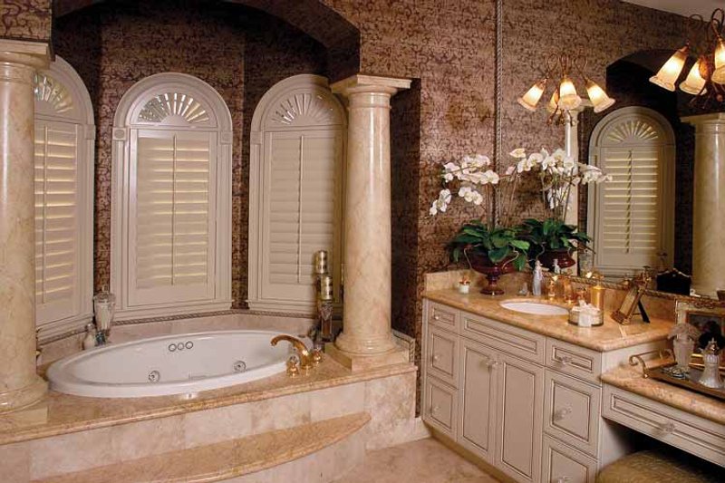 Home Plan - Interior - Bathroom for Mediterranean House Plan #1017-2 - 5 bed, 5.5 bath