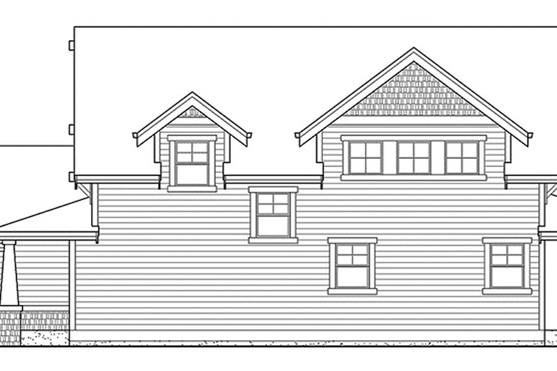 Home Plan - Exterior - Other Elevation for Craftsman House Plan #132-358 - 3 bed, 2.5 bath