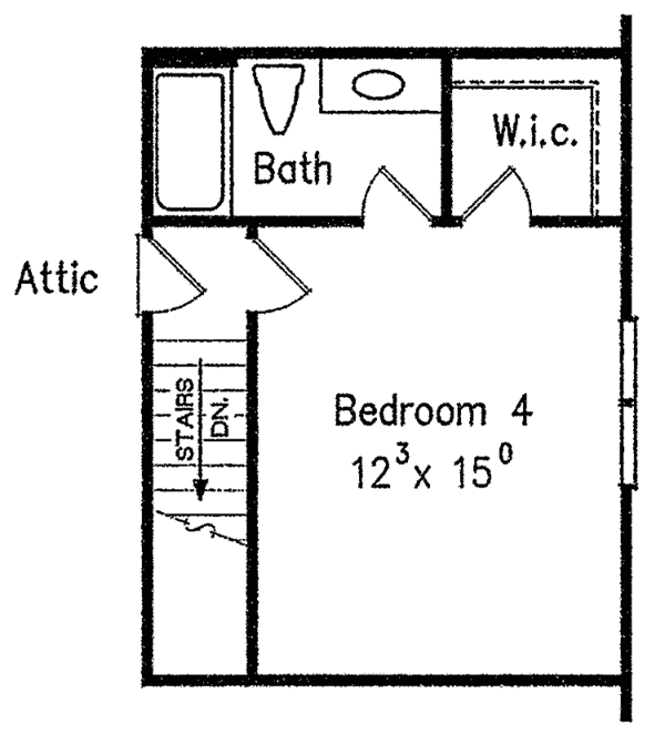Craftsman Floor Plan - Upper Floor Plan #927-333