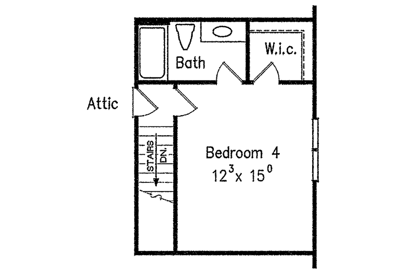 Home Plan - Floor Plan - Upper Floor for Craftsman House Plan #927-333 - 3 bed, 2.5 bath