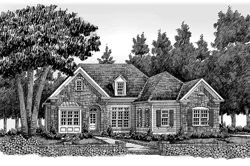 Home Plan - Exterior - Front Elevation 3 for Country House Plan #927-315 - 3 bed, 2 bath