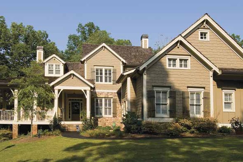 Dream House Plan - Traditional Exterior - Front Elevation Plan #54-261