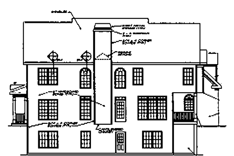 Home Plan - Exterior - Rear Elevation for Country House Plan #927-462 - 5 bed, 4 bath