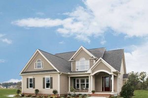 Exterior - Front Elevation 3 for Country House Plan #929-697 - 3 bed, 2.5 bath