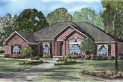 European Style House Plan - 4 Beds 2.5 Baths 2671 Sq/Ft Plan #17-3151 