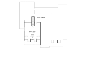 Floor Plan - Upper Floor for Country House Plan #17-2799 - 4 bed, 3 bath