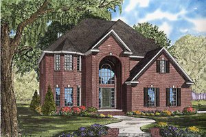 Exterior - Front Elevation 3 for Traditional House Plan #17-3241 - 3 bed, 2.5 bath