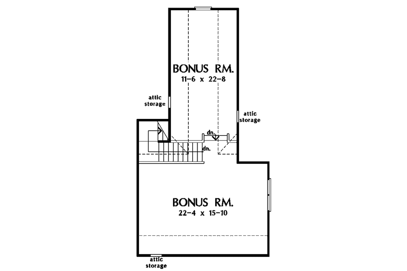 Home Plan - Floor Plan - Other Floor for Bungalow House Plan #929-720 - 4 bed, 3 bath