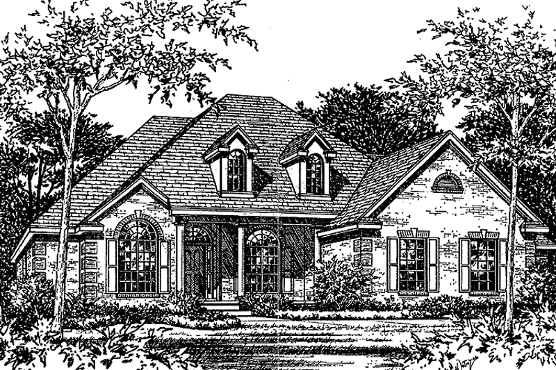 Home Plan - Exterior - Front Elevation 3 for Country House Plan #472-163 - 3 bed, 2.5 bath