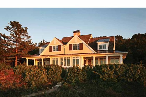 Exterior - Rear Elevation for Craftsman House Plan #928-176 - 5 bed, 4.5 bath