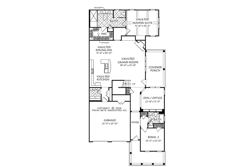 Dream House Plan - Floor Plan - Main Floor for Craftsman House Plan #927-505 - 4 bed, 3 bath