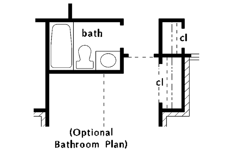 Home Plan - Floor Plan - Other Floor 1 for Ranch House Plan #929-301 - 4 bed, 2.5 bath