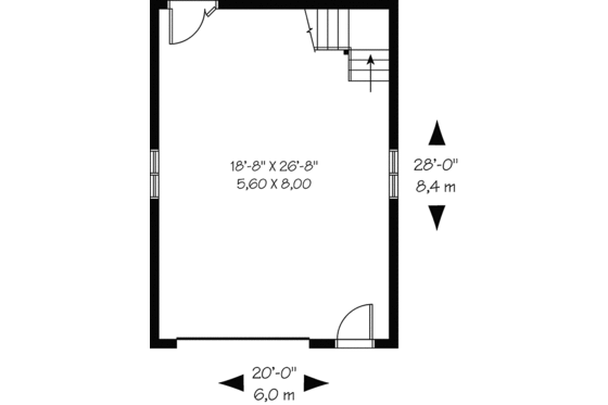 Floor Plan - Main Floor House Plan #23-2469, 0 bath