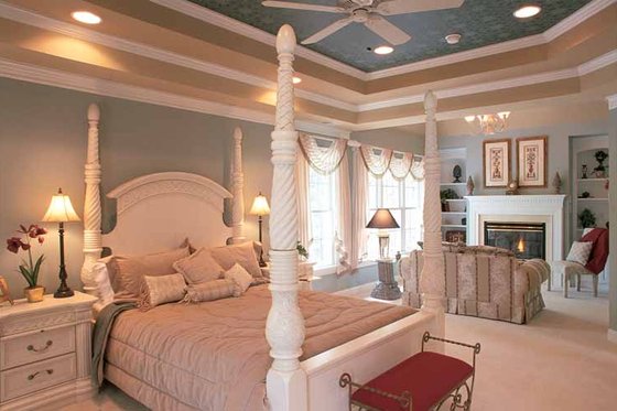 Interior - Bedroom for Mediterranean House Plan #927-152 - 5 bed, 4.5 bath