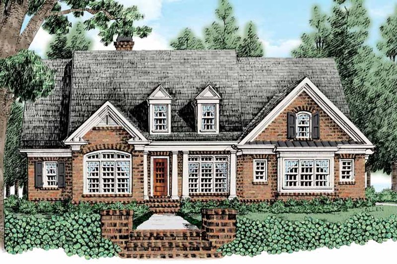 Home Plan - Exterior - Front Elevation 3 for Traditional House Plan #927-478 - 4 bed, 3 bath