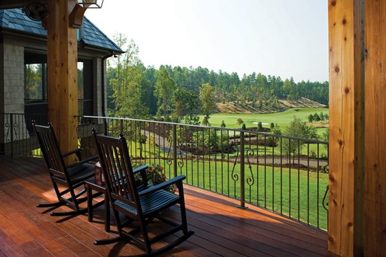 Exterior - Rear Elevation 2 for European House Plan #929-892 - 4 bed, 4 bath