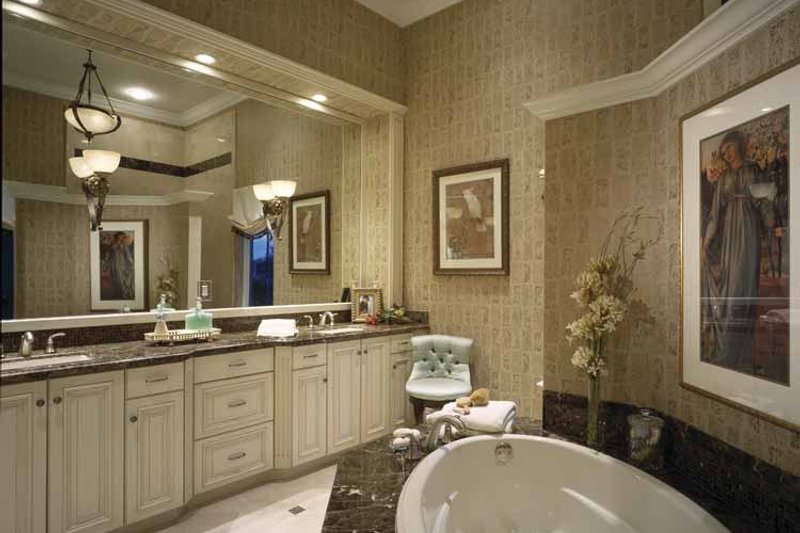 Architectural House Design - Interior - Bathroom for Mediterranean House Plan #930-324 - 3 bed, 3.5 bath