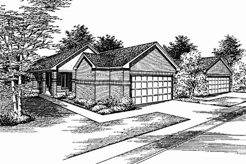 Home Plan - Traditional Exterior - Front Elevation Plan #45-519