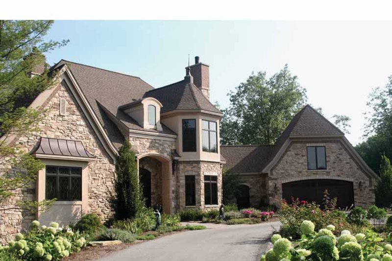 Home Plan - Exterior - Front Elevation 7 for Tudor House Plan #928-61 - 3 bed, 3 bath