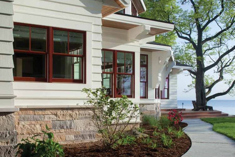 Architectural House Design - Exterior - Rear Elevation 3 for Country House Plan #928-233 - 4 bed, 4 bath