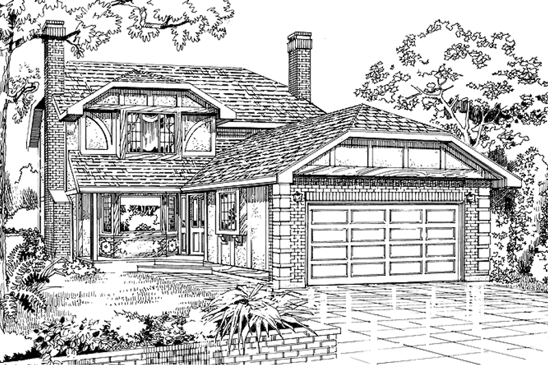 Home Plan - Exterior - Front Elevation 3 for Craftsman House Plan #47-985 - 3 bed, 2.5 bath