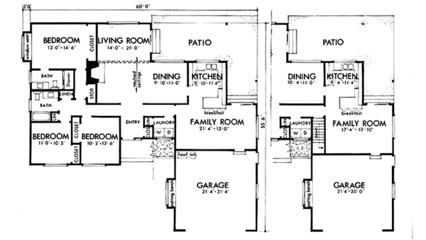 House Plan Design - Prairie Floor Plan - Main Floor Plan #320-1397