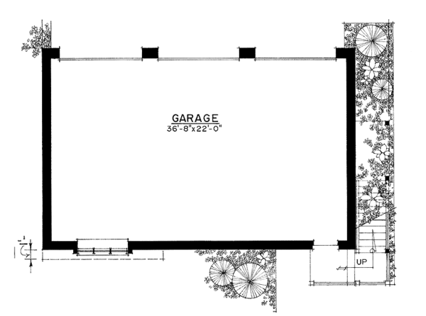 House Blueprint - European Floor Plan - Main Floor Plan #1016-88