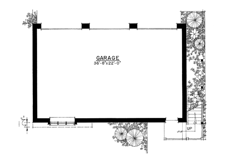 House Plan Design - Floor Plan - Main Floor for European House Plan #1016-88 - 2 bed, 1 bath