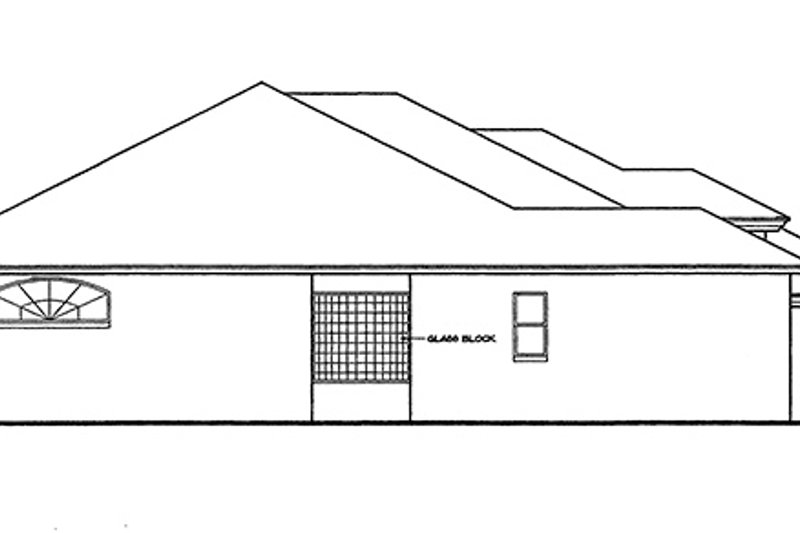 House Blueprint - Exterior - Other Elevation 1 for Mediterranean House Plan #417-574 - 5 bed, 3 bath