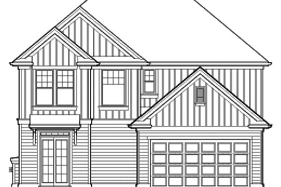 Exterior - Rear Elevation for Country House Plan #48-908 - 3 bed, 2.5 bath