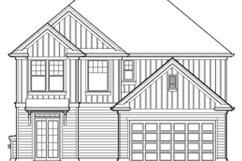 House Blueprint - Exterior - Rear Elevation for Country House Plan #48-908 - 3 bed, 2.5 bath