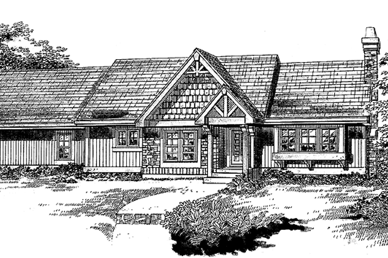 Dream House Plan - Victorian Exterior - Front Elevation Plan #47-879