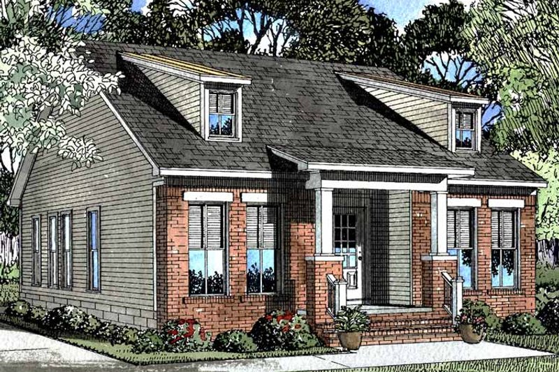 Dream House Plan - Exterior - Front Elevation 3 for Craftsman House Plan #17-3101 - 3 bed, 2 bath