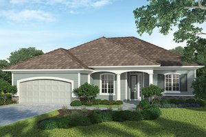 Exterior - Front Elevation 3 for Country House Plan #938-32 - 3 bed, 2.5 bath