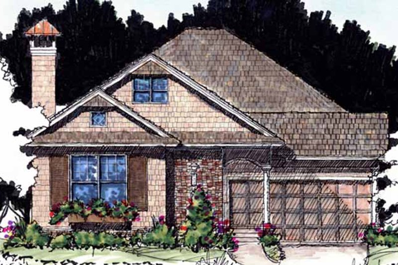 Home Plan - Craftsman Exterior - Front Elevation Plan #1007-59