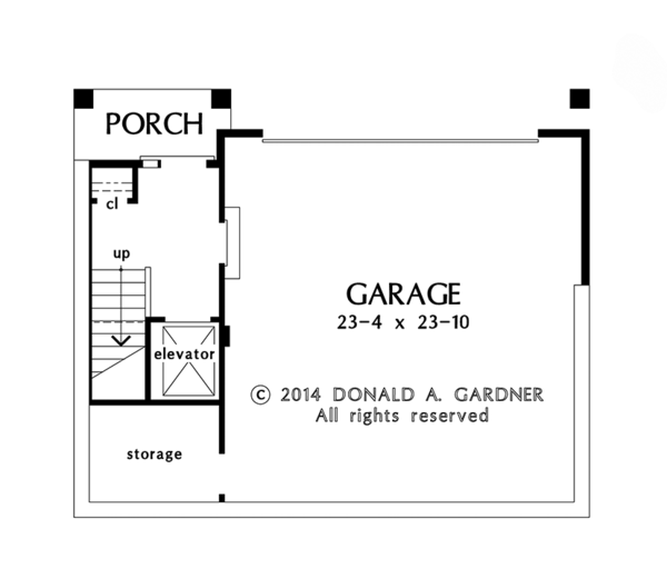 Dream House Plan - Craftsman Floor Plan - Lower Floor Plan #929-986