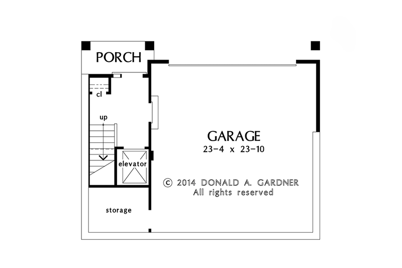 House Design - Floor Plan - Lower Floor for Craftsman House Plan #929-986 - 4 bed, 3 bath