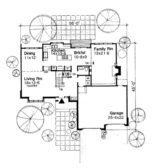 Home Plan - Country Floor Plan - Main Floor Plan #320-563