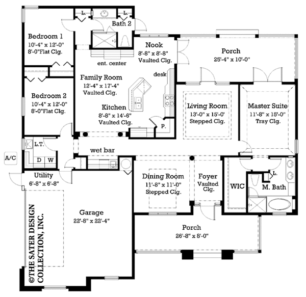 Home Plan - Country Floor Plan - Main Floor Plan #930-186