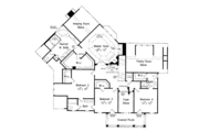 Classical Style House Plan - 5 Beds 4 Baths 3449 Sq/Ft Plan #927-856 