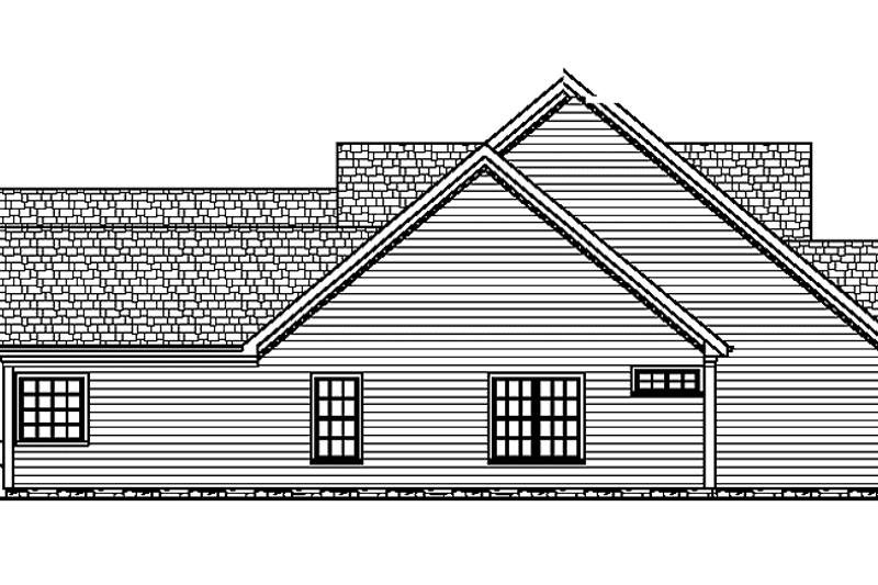 Architectural House Design - Exterior - Other Elevation for Traditional House Plan #56-667 - 3 bed, 2.5 bath