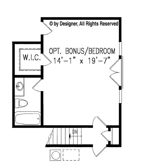 House Plan Design - Traditional Floor Plan - Other Floor Plan #54-351