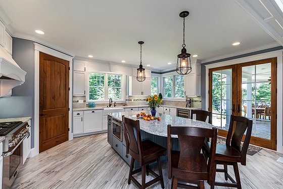 Interior - Kitchen 1 for Country House Plan #928-290 - 3 bed, 4 bath